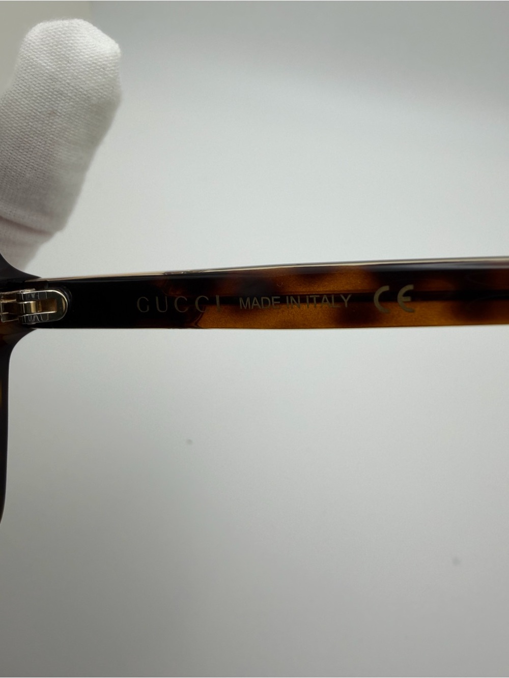 GUCCI GG0375S 002 Square Oversized Tortoise Shell Sunglasses Gradient Brown Lens - Picture 7 of 11